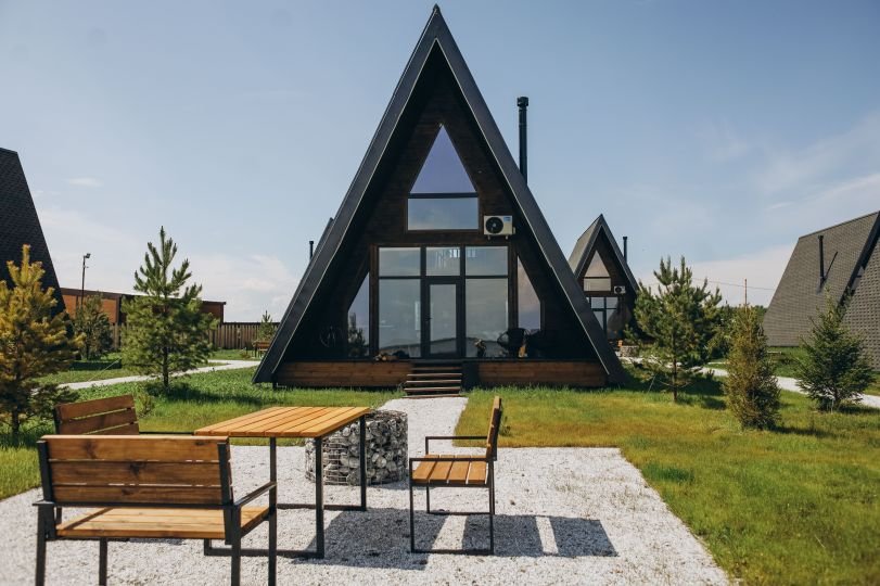 А-фрейм 6-местный 3-комнатный