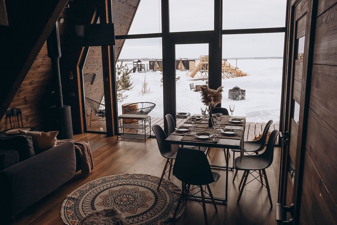 А-фрейм 6-местный 3-комнатный