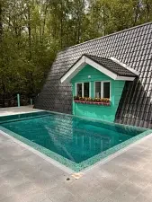 Бассейн — Коттедж «Частный дом A-frame DubHouse», Ленинский район