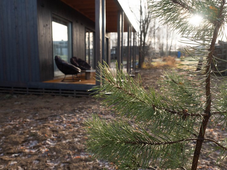 Коттедж 4-местный 2-комнатный (Ель)