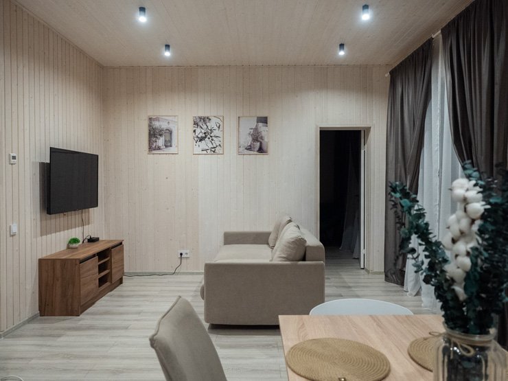 Коттедж 4-местный 2-комнатный (Ель)