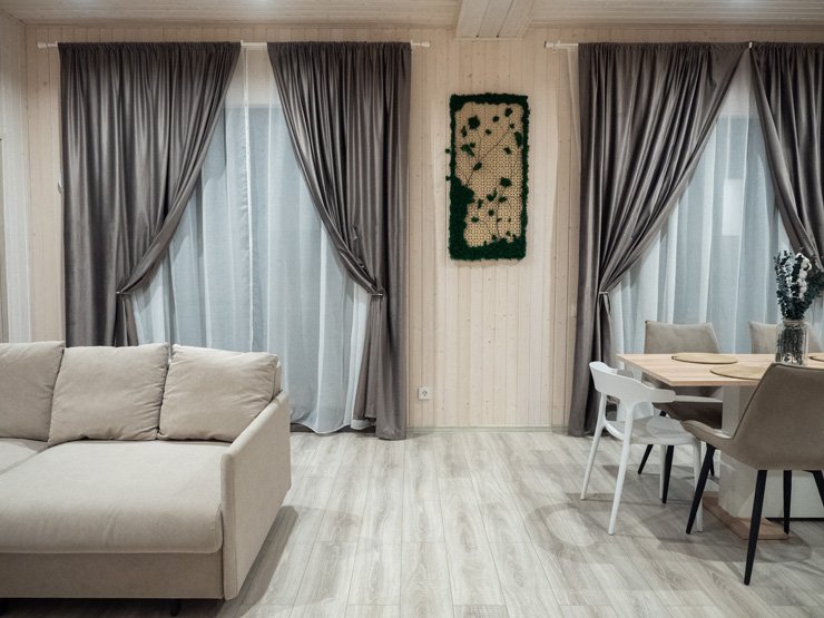 Коттедж 4-местный 2-комнатный (Ель)