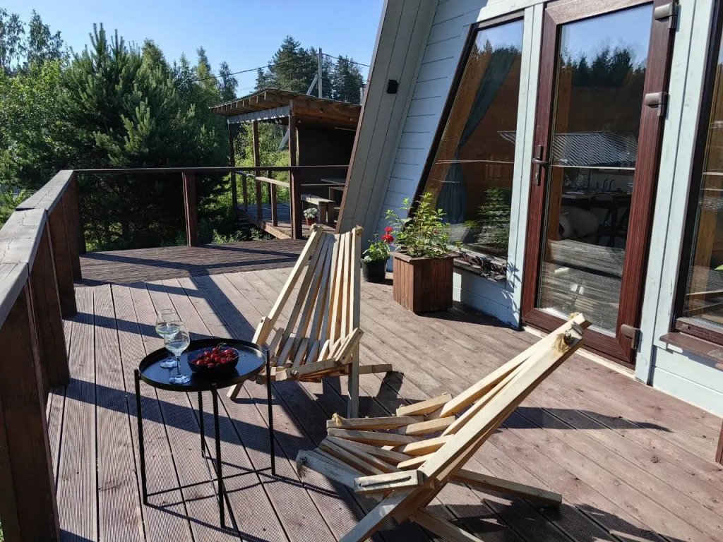 Частный дом A-frame с сауной у Игоры, Ленинградская область: фото 5