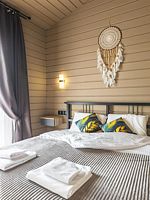 Двухместный коттедж Premium 2 отдельные кровати, Коттедж на Поселковой 8, Ломоносовский район