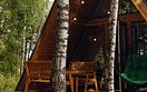 Афрейм 4-местный Треугольный, Глэмпинг Klever House Лехтуси, Лехтуси Парк
