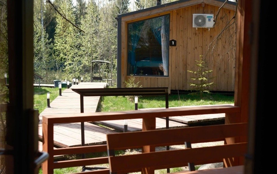 Домик 6-местный 2-комнатный (Комфорт)