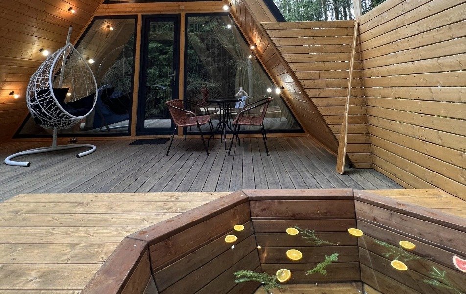 Афрейм 4-местный (с купелью)