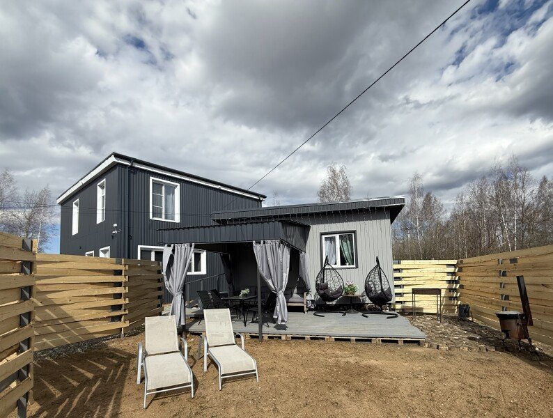 Коттедж 2-местный 2-комнатный (Мятный Лофт)