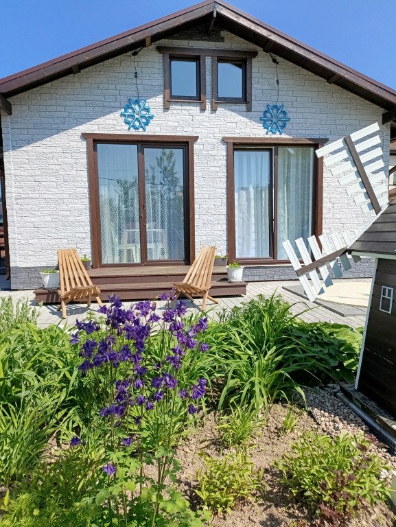 Частный дом с видом на сад в д. Санино, Ленинградская область: фото 2