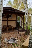 Номер в квадродоме с электрокамином, База отдыха Алино, Ясногорский район