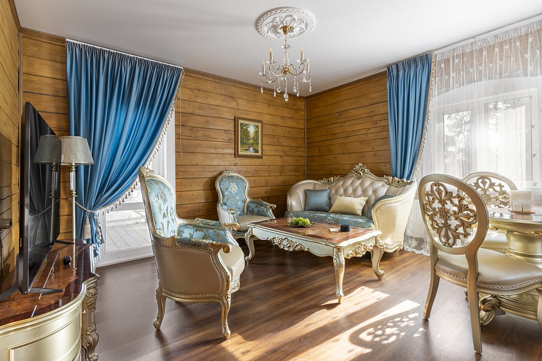 Флигель 4-местный 3-комнатный (3 спальни, у пруда)