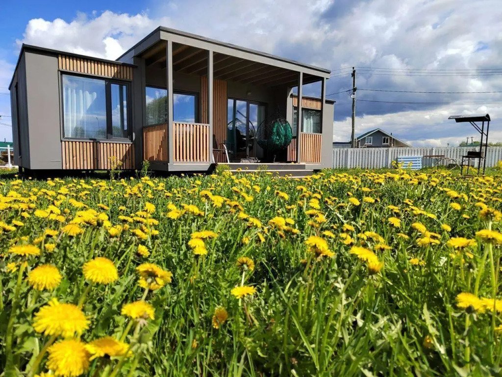 Дом на Oзерe Cухoдoльcкое, Удальцово, Ленинградская область