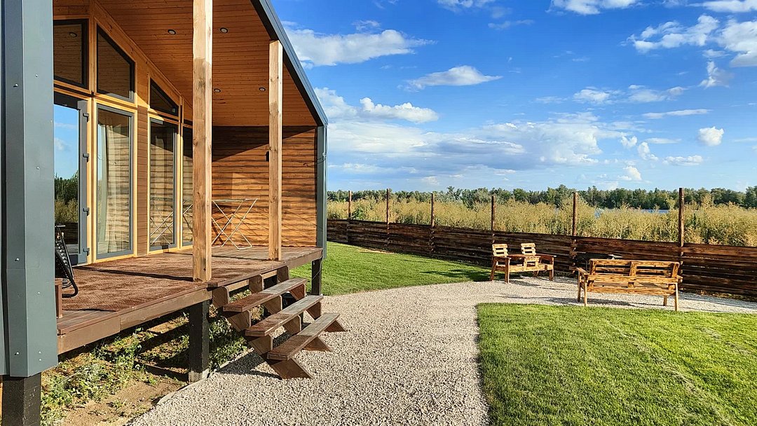 Дом 2-местный 1-комнатный (№1, Лес и Волга Плюс)