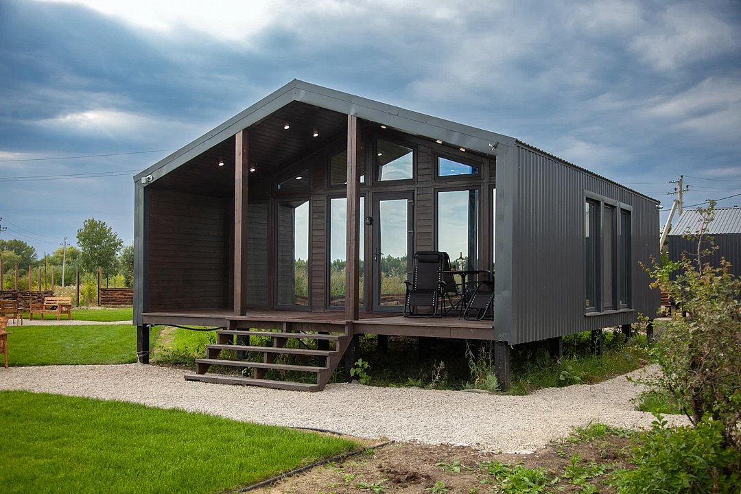 Дом 2-местный 2-комнатный (№2, вид на Волгу)