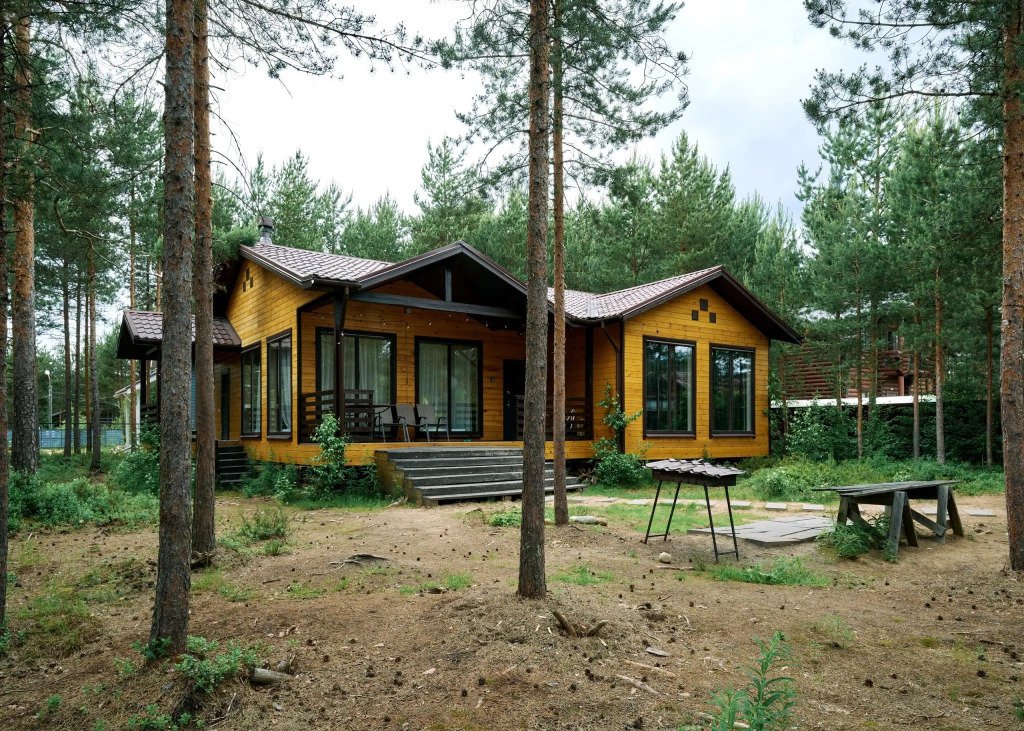 Гостевой дом Хижины СНТ Северная жемчужина, Сертолово, Ленинградская область