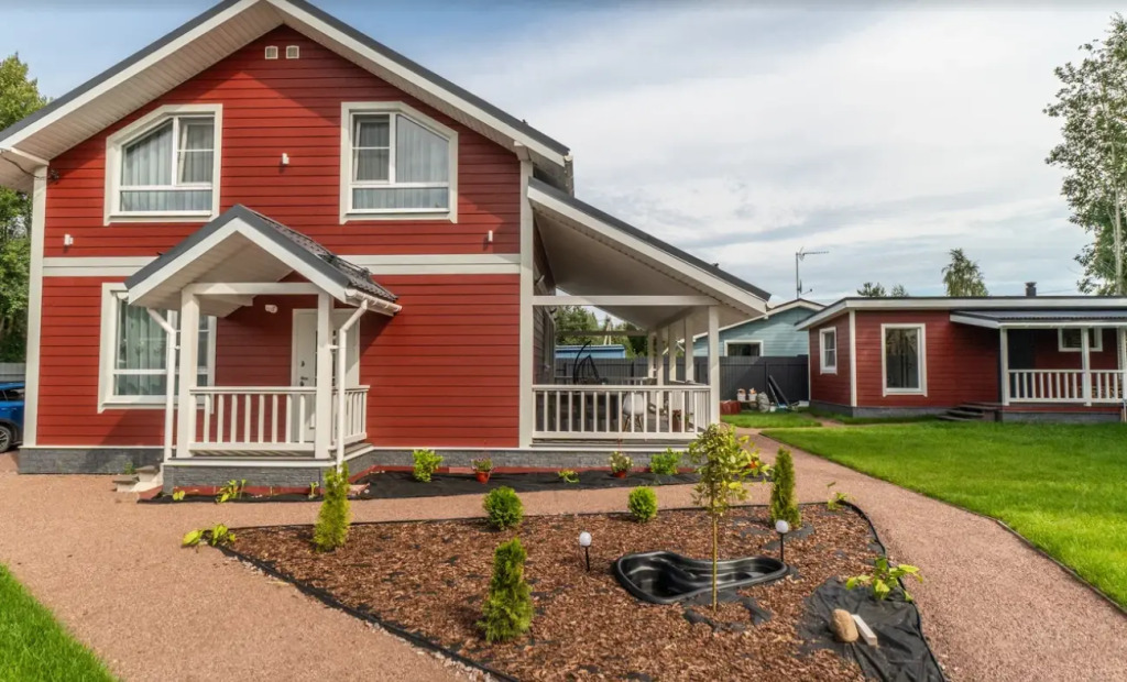 Частный Дом на Улице Кольцевая, деревня Васкелово, Ленинградская область