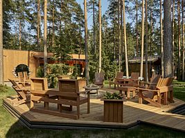 Коттедж с 3 комнатами с балконом, Гостевой дом Land Breeze, поселок Пески