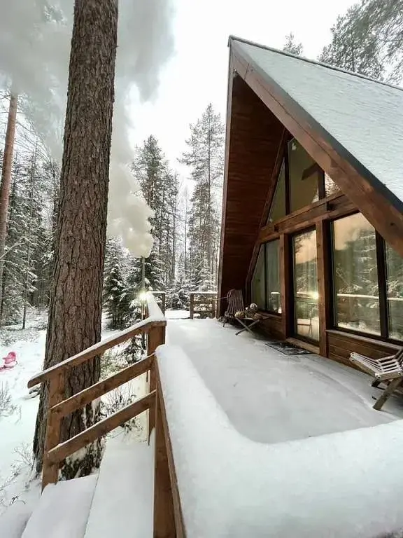 Частный дом Уютный дoм A-frame, Республика Карелия: фото 2