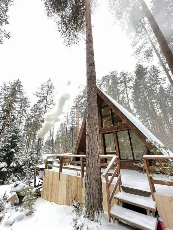 Частный дом Уютный дoм A-frame, Республика Карелия: фото 3