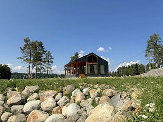 Домики Ихоярви на озере (дом 4)