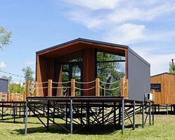 Barnhouse Mini с террасой Maldives, База отдыха Река и Песок, поселок Вторая Пятилетка