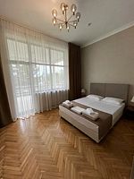 Двухместный номер Стандарт с видом на парк двуспальная кровать, Пансионат Нарт, Гагра