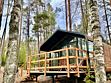 Глэмпинг Фрегат - коттедж с видом на озеро, База отдыха Журавушка, Приозерский район