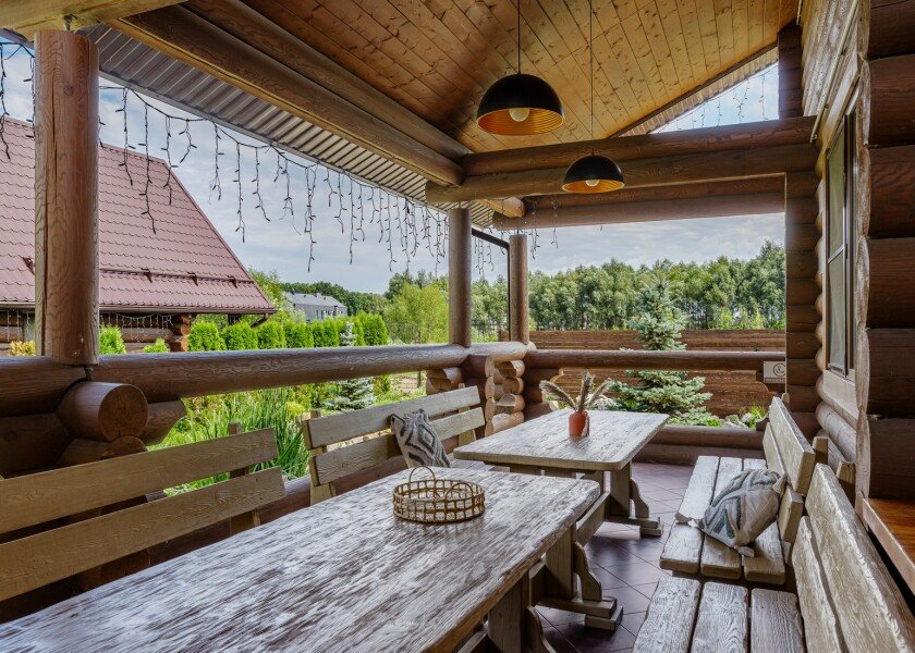 Коттедж 10-местный 4-комнатный (Дом Охотника)