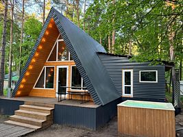 A-Frame №7 Loft, База отдыха Черемушки, Заливной
