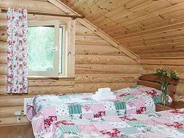 Двухместный коттедж Standard двуспальная кровать, Коттеджный комплекс Верижица, Тихвин