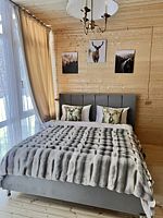 Семейный коттедж с балконом и с видом на горы, Шале Forest glamp, Домбай