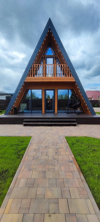 Частный дом A-framе с чаном и прекрaснoй сaуной, Кармаскалинский район, Республика Башкортостан