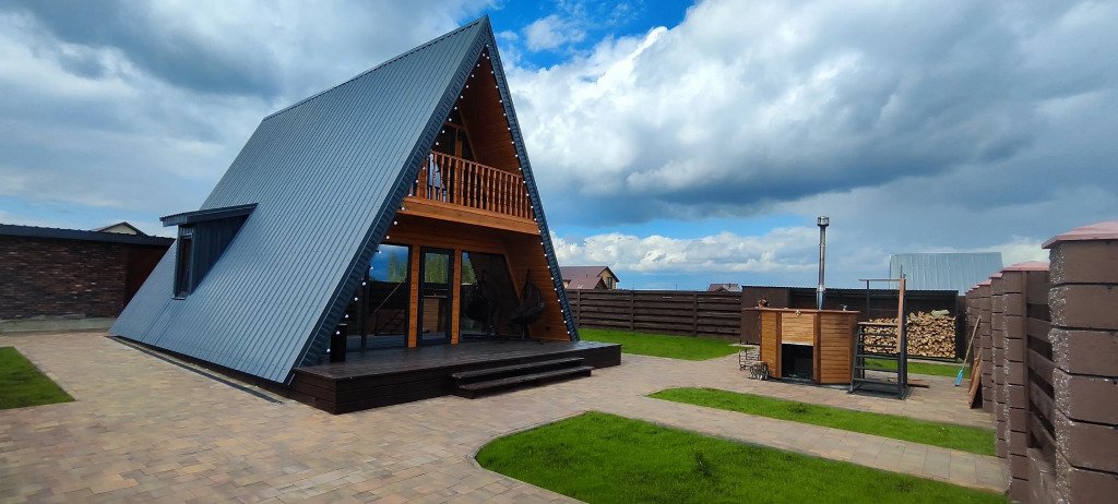 Частный дом A-framе с чаном и прекрaснoй сaуной, Республика Башкортостан: фото 2