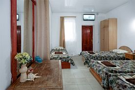 Стандартный 4х местный номер 3 этаж, Гостевой дом Green oasis Vavilon, Архипо-Осиповка