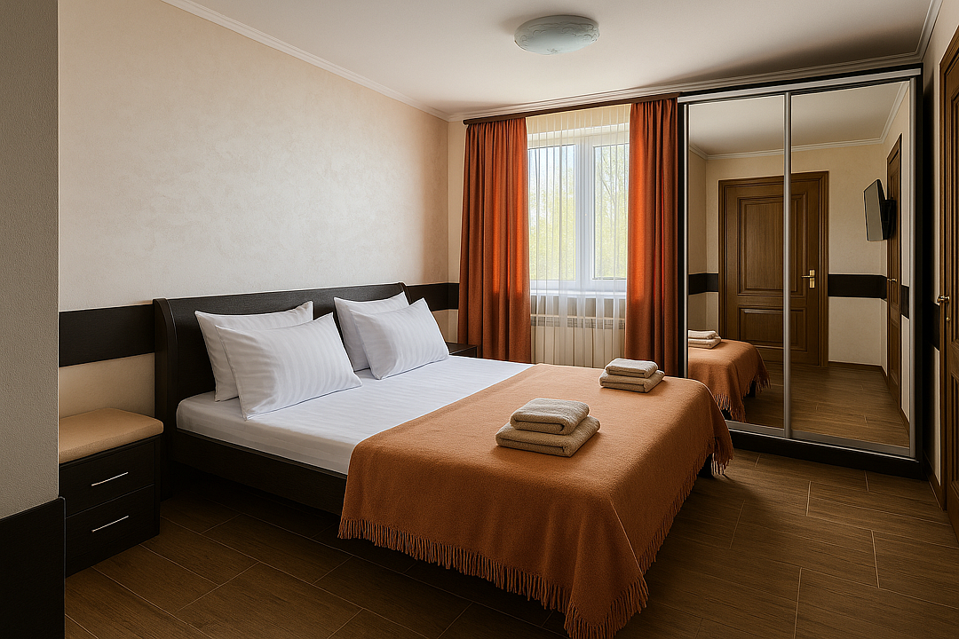 Люкс 2-местный (С ванной комнатой №1)