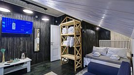 Четырёхместный номер Comfort с балконом, База отдыха White Village, Архыз