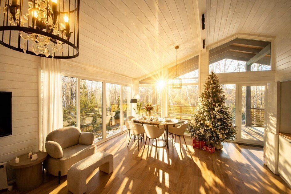 Загородный дом ЕлкиШале с баней и чаном у леса, Московская область, Клинский район 