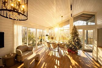 Загородный дом ЕлкиШале с баней и чаном у леса