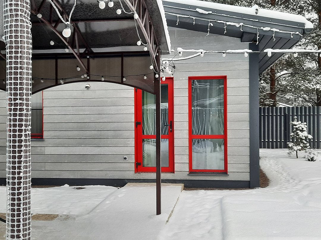 Частный дом Дом у леса, поселок Черкасово, Ленинградская область