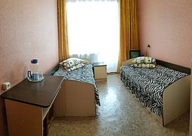 Двухместный однокомнатный номер, Дом отдыха Прибрежный, поселок Белое Озеро