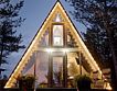A-FRAME Dream House на первой линии с большой террасой, гриль зоной и банным чаном, Гостевой дом Dream House in Karelia, Питкяранта