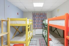 Шестиместный номер с двухъярусными кроватями, Спортивная база отдыха Polykarp, Миасс