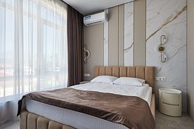 Двухместные апартаменты Comfort с балконом и с красивым видом из окна двуспальная кровать, Гостевой дом Дачный квартал, Веселое