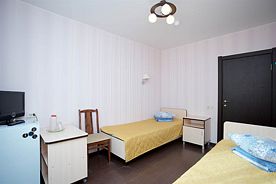 Стандарт (с двуспальной кроватью) / Чайка, Пансионат Восток-6, поселок Смолячково