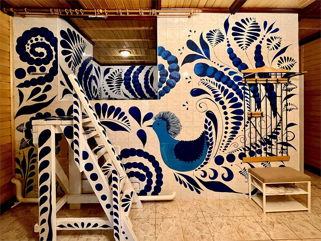 Дом 10-местный 4-комнатный (с русской печью)