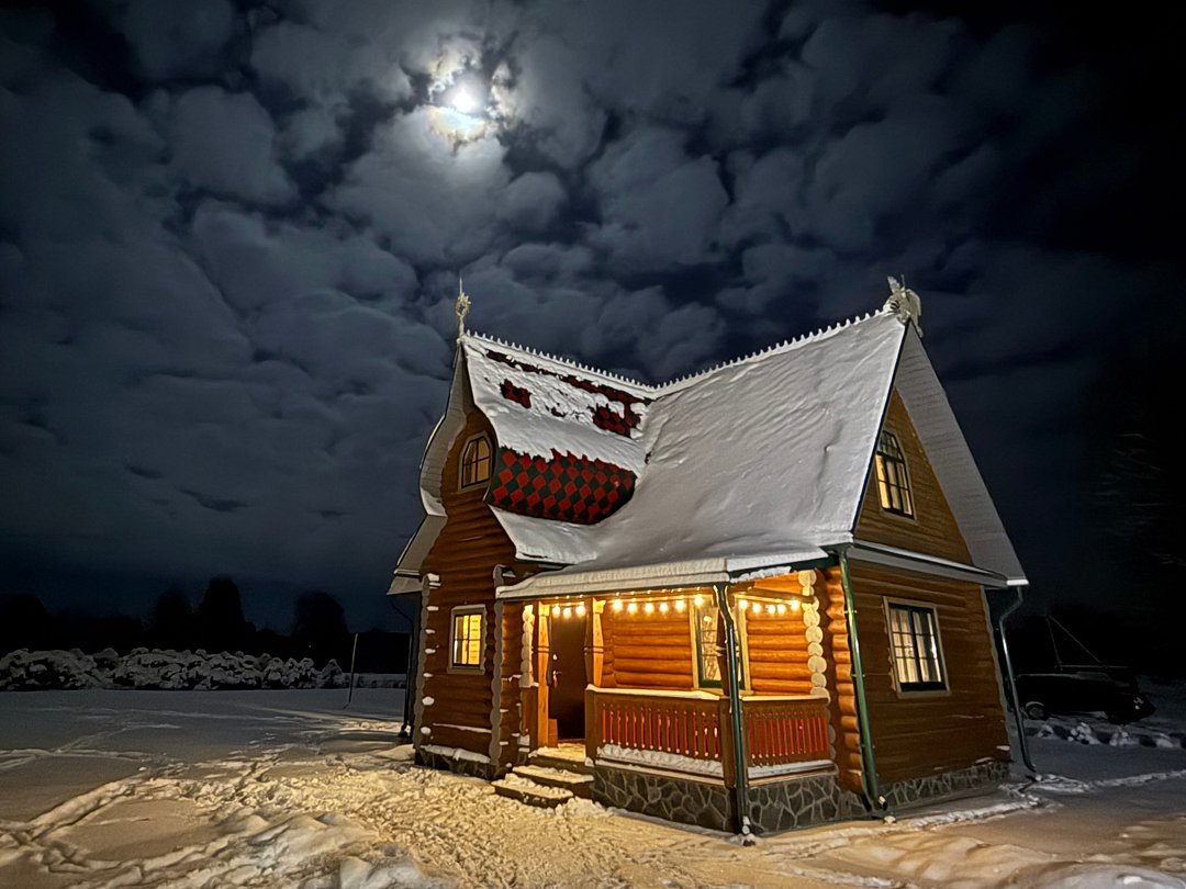 Коттедж «Терем Русская былина», Новгородская область, деревня Ересино деревня Красный Бережок