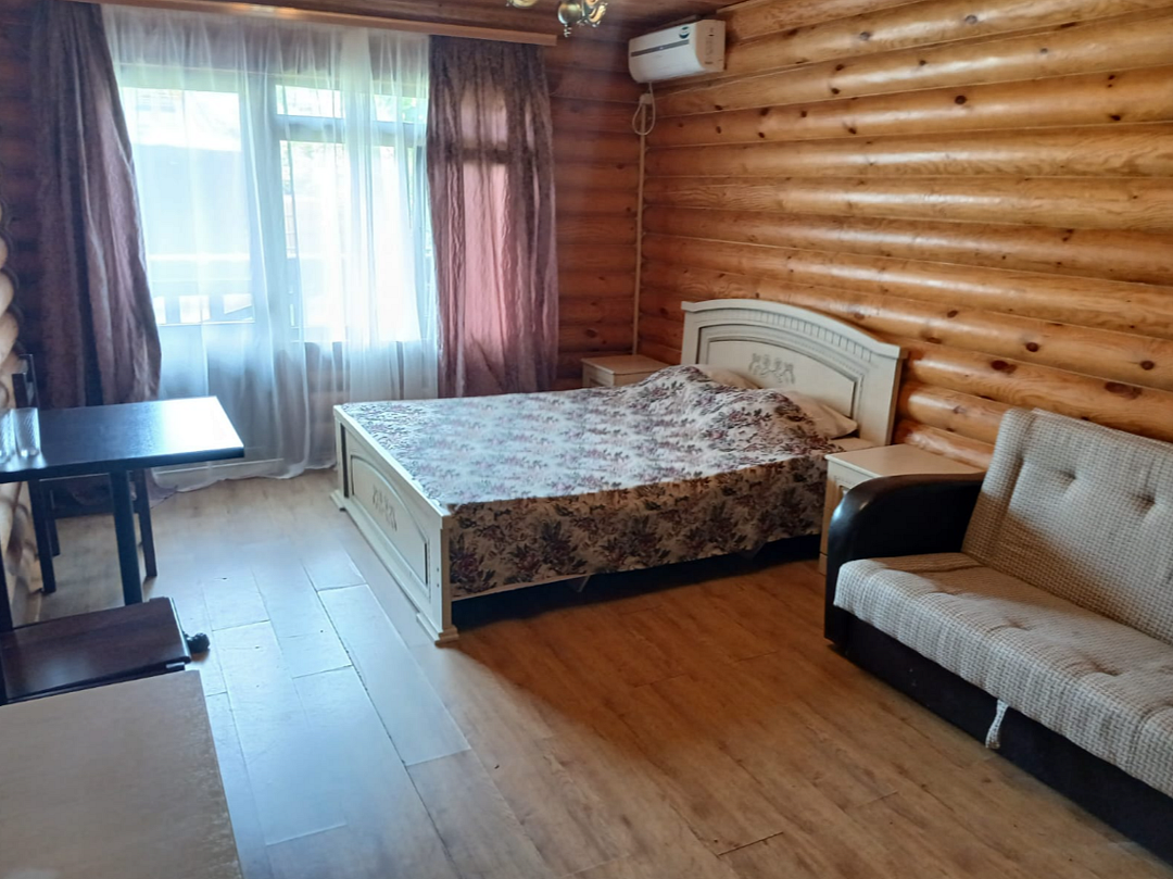 Стандартный 2-местный (с доп. местом, корпус №5 деревянный сруб)