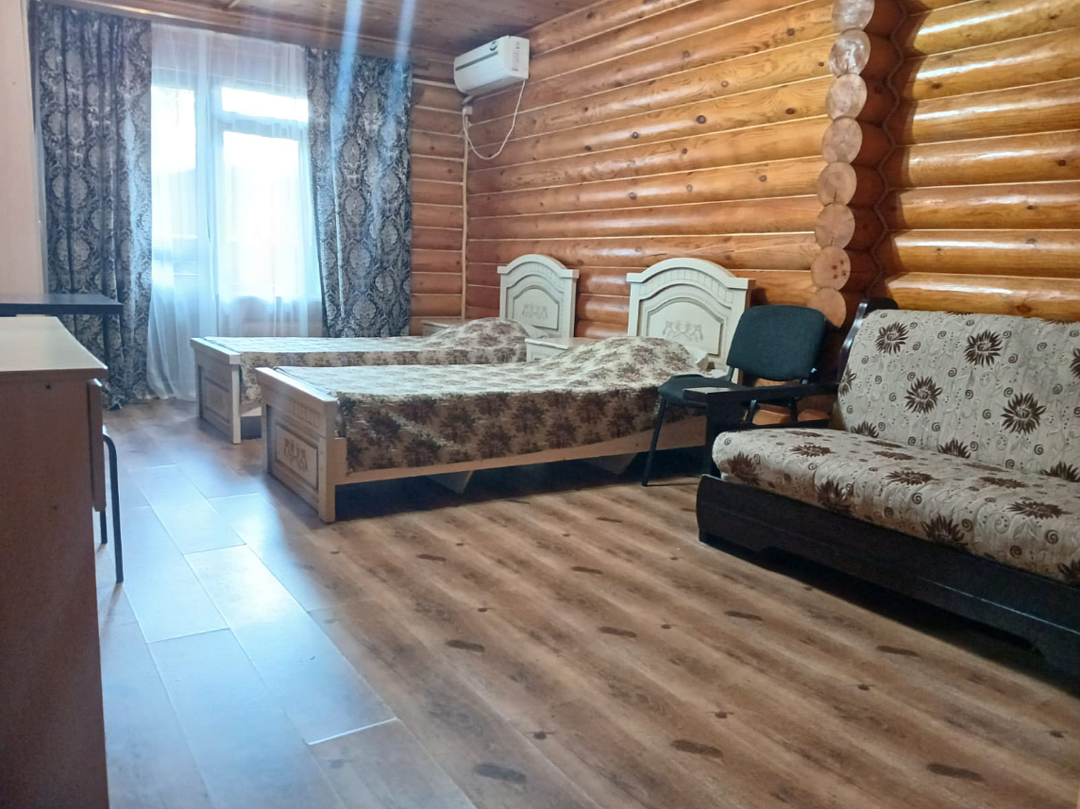 Стандартный 2-местный (с доп. местом, корпус №5 деревянный сруб)