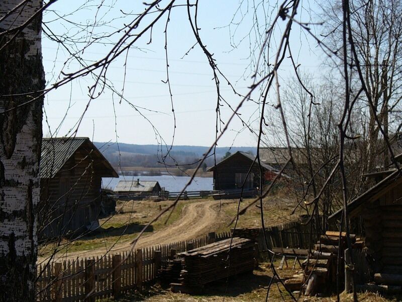 Вид с территории дома | Прошлый век, Архангельская область