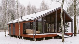 BarnHouse №22 с камином, кондиционером и террасой, База отдыха Les Holidays, Киржачский район